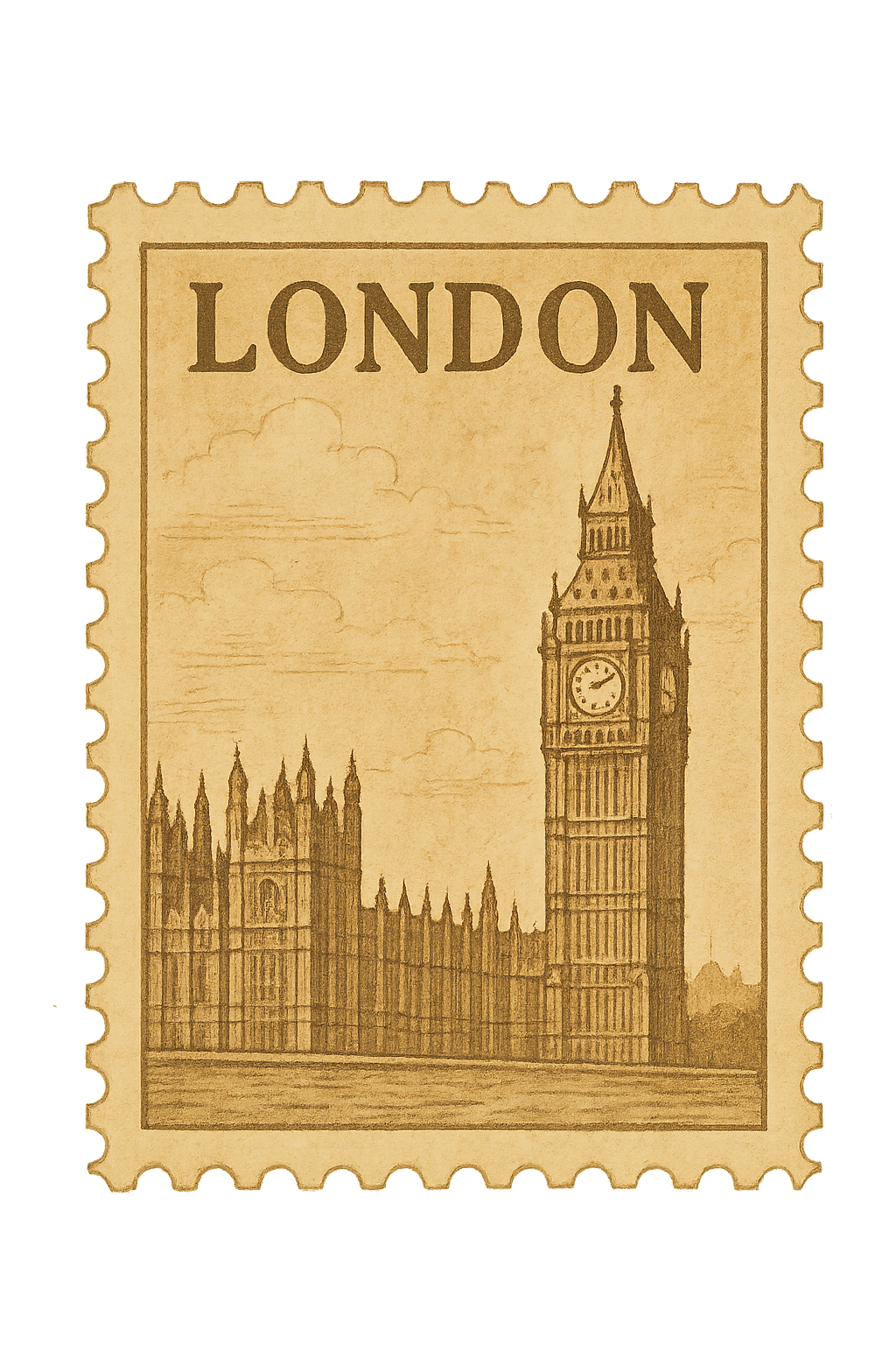 Briefmarke London